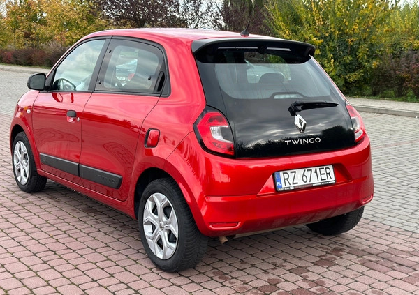 Renault Twingo cena 37600 przebieg: 58000, rok produkcji 2020 z Rzeszów małe 79